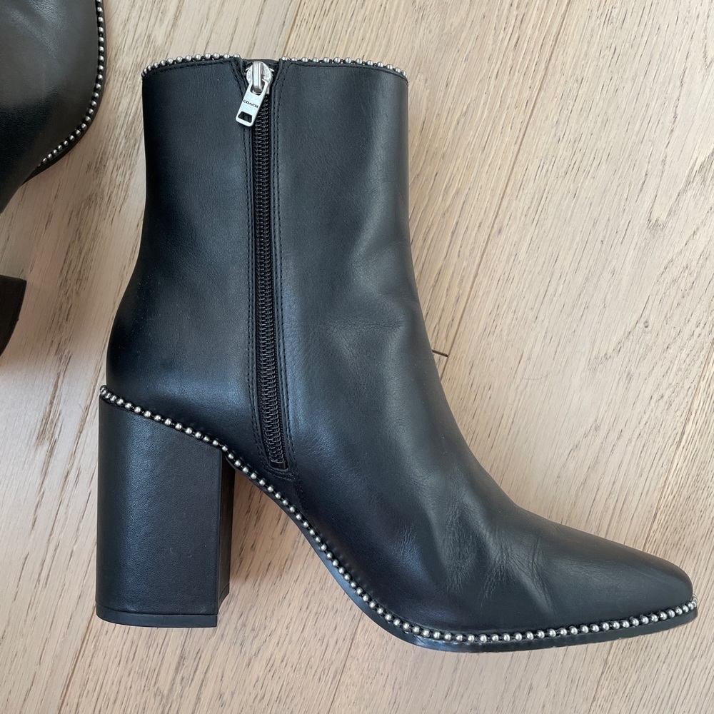 Coach leather boots